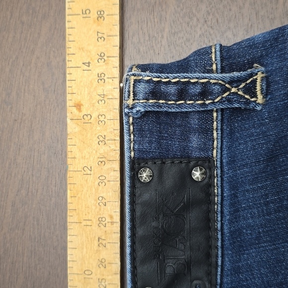 BUCKLE Black Women's Dark Blue Skinny Jeans 26 X 32 Fit No. 76 - Picture 7 of 8